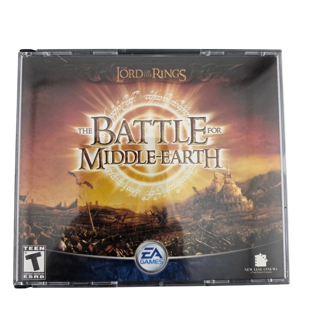 EA The Lord of‎ the Rings The Battle for Middle-Earth PC-CD 4-Disc Set FAIR